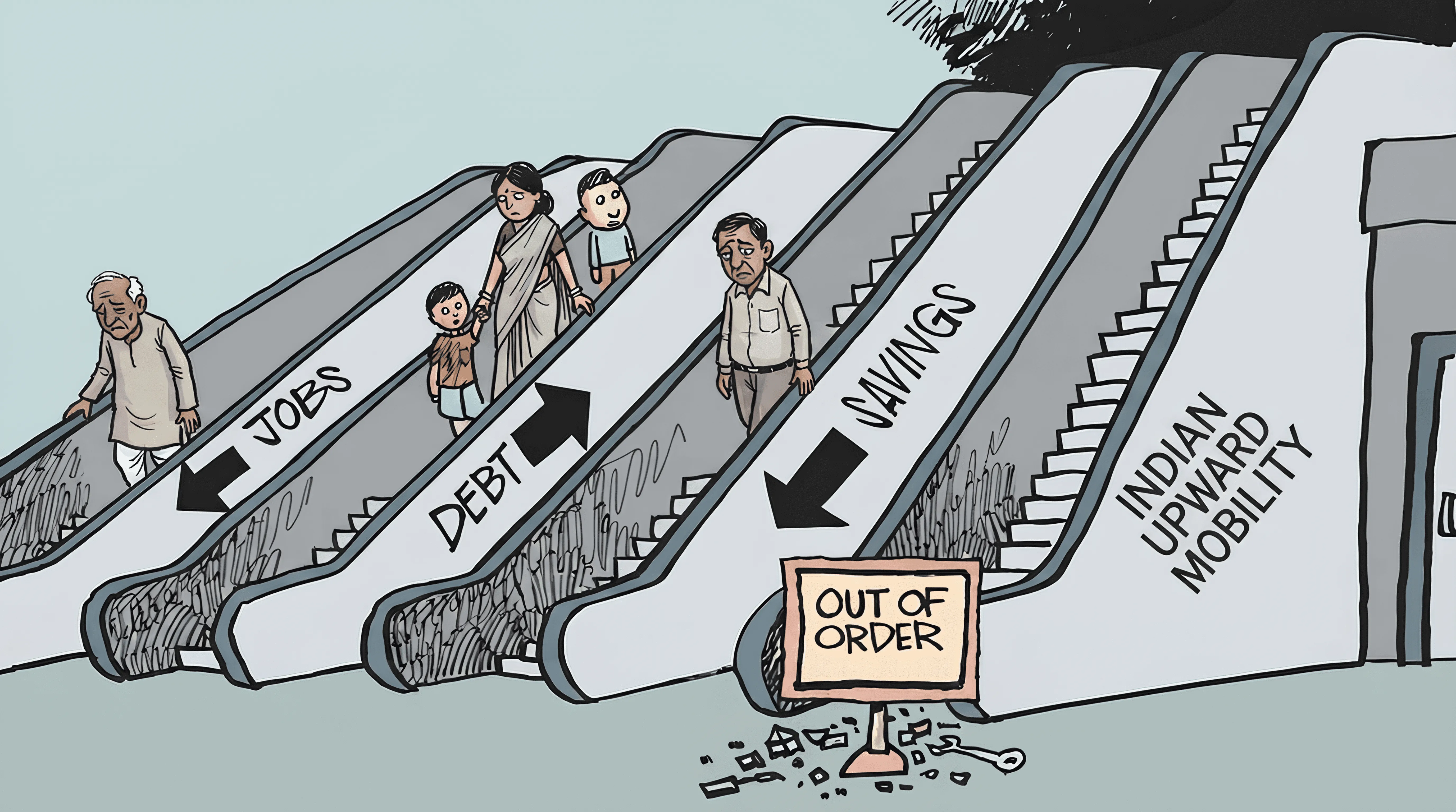 The Political Machinery Converts the Middle Class into the Lower Class